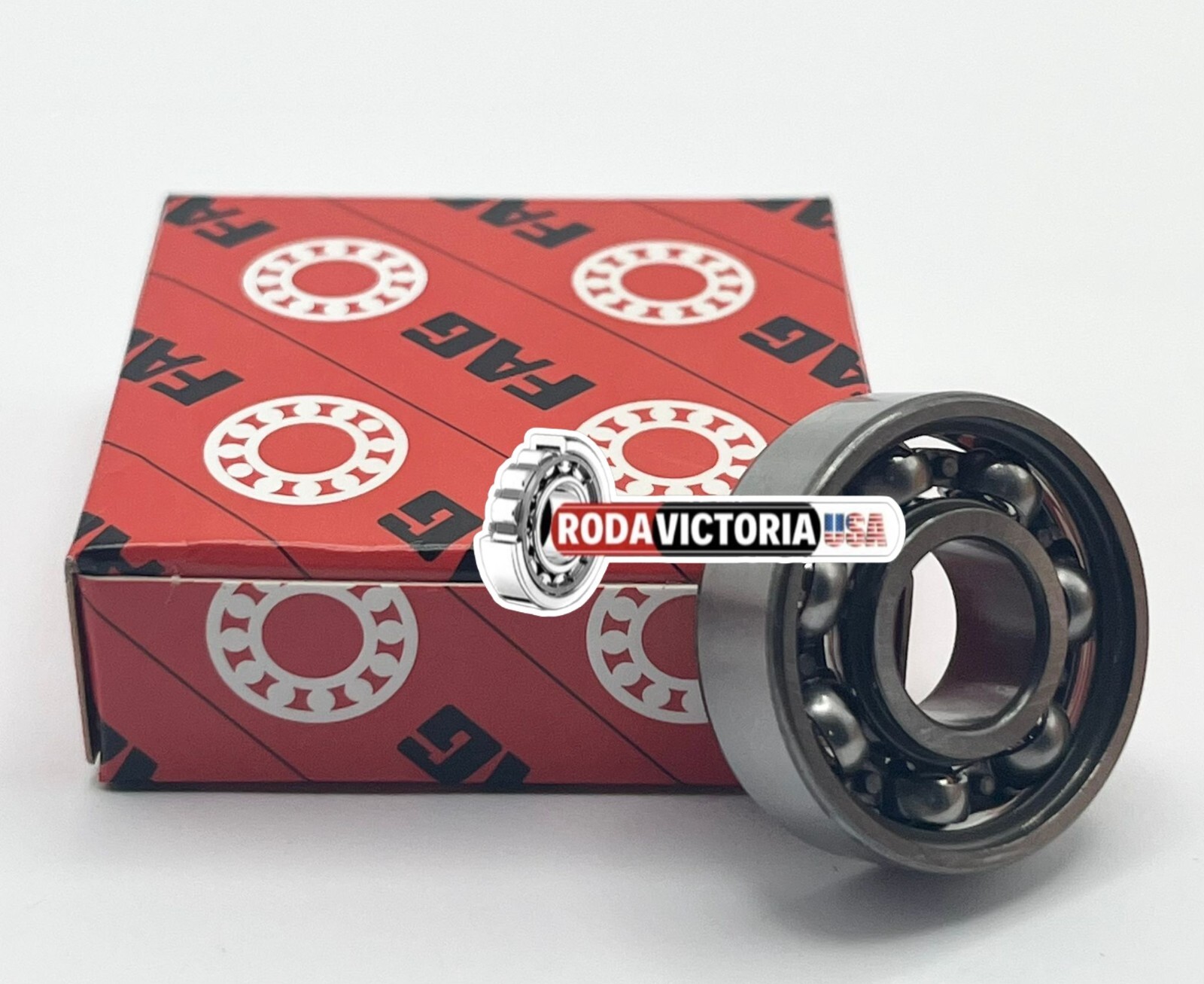 FAG 6000 DEEP GROOVE BALL BEARING, OPEN TYPE, NO SEALS 10x26x8 mm