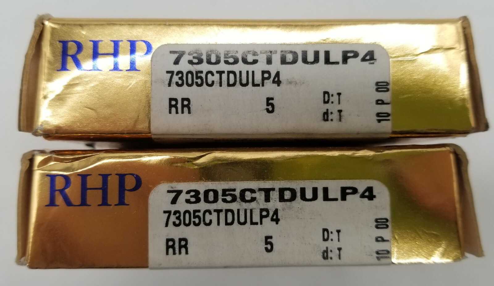 One(1) Pair RHP 7305CTDULP4 Precision Angular Contact Ball Bearings
