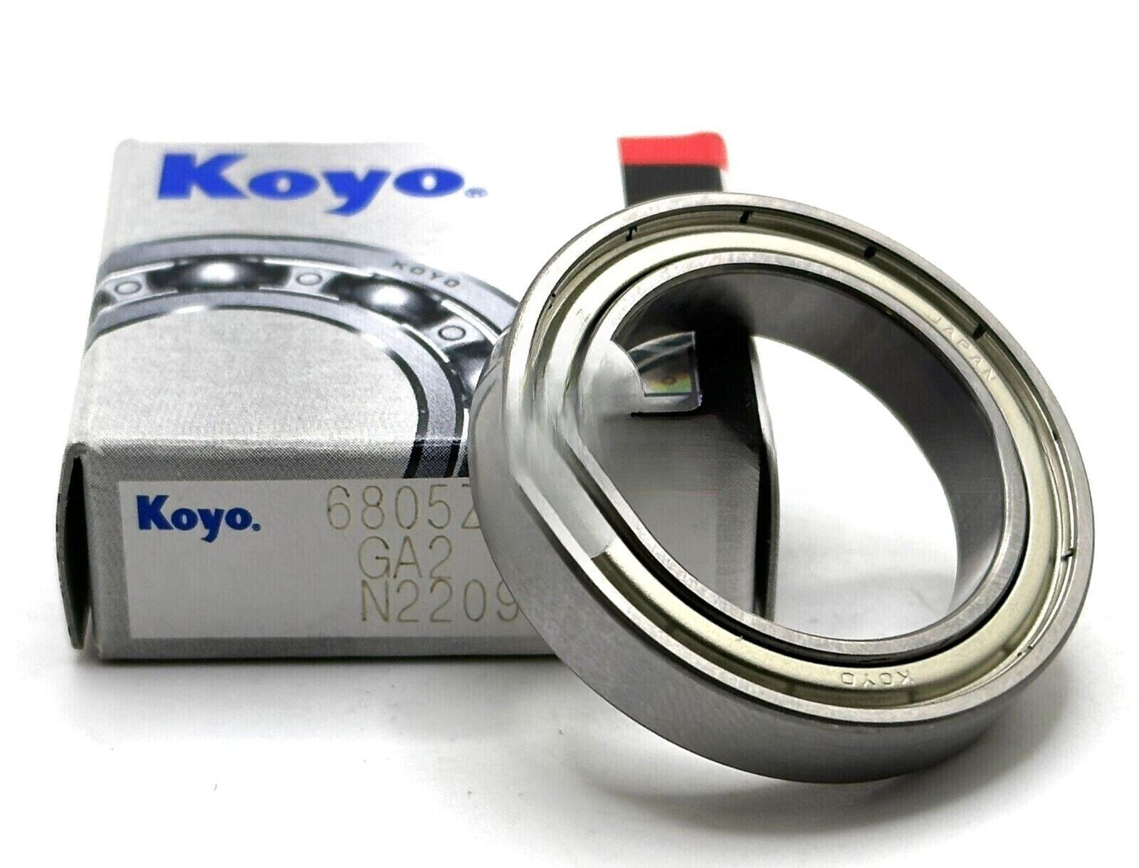 NEW 6805 ZZ KOYO DEEP GROOVE BALL BEARING, METAL SHIELDED 25x37x7mm 61805-ZZ