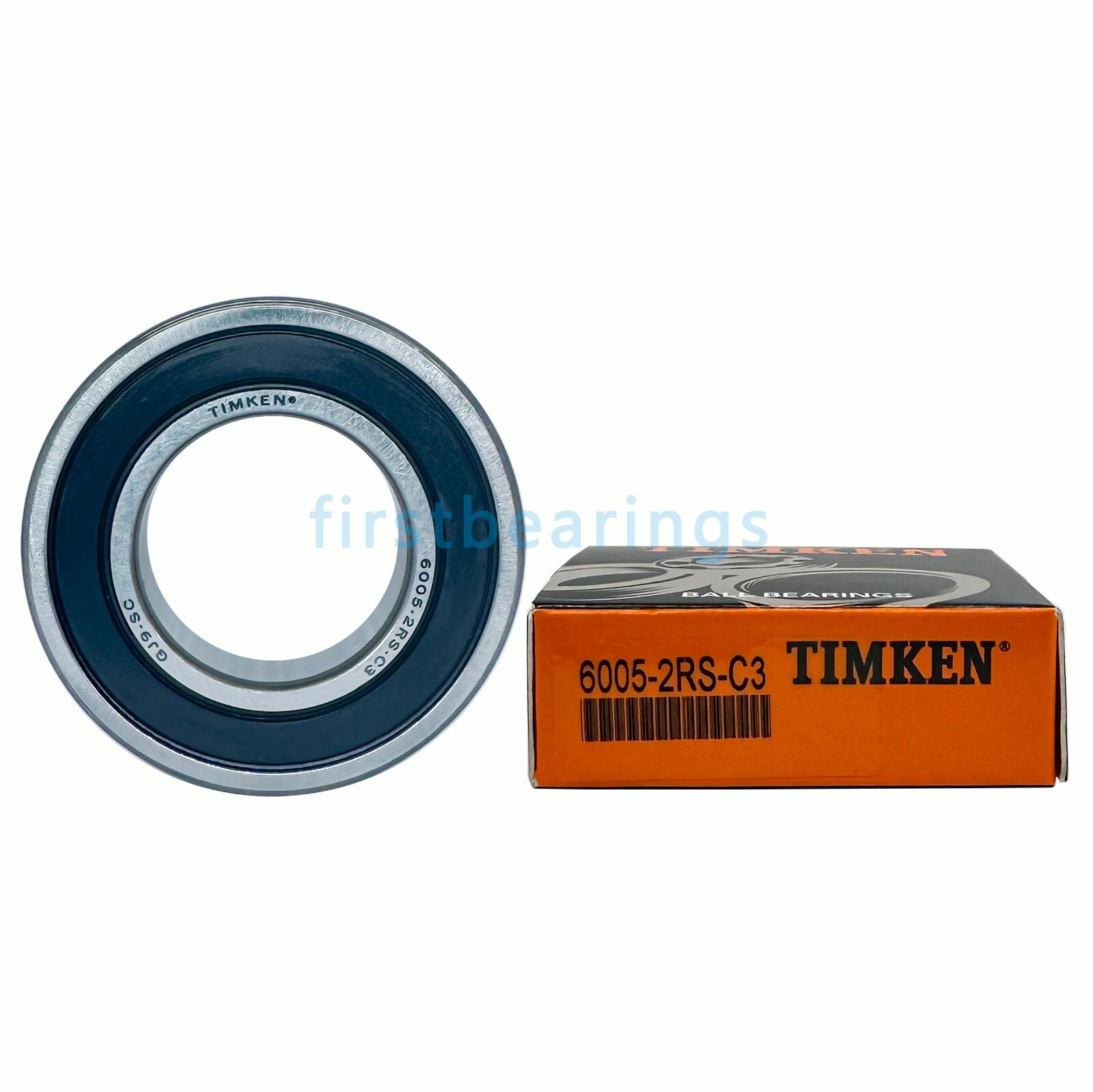 4PACK TIMKEN 6005-2RSC3 6005-2RS 25X47X12MM Double Rubber Seal Bearings 6005RSC3