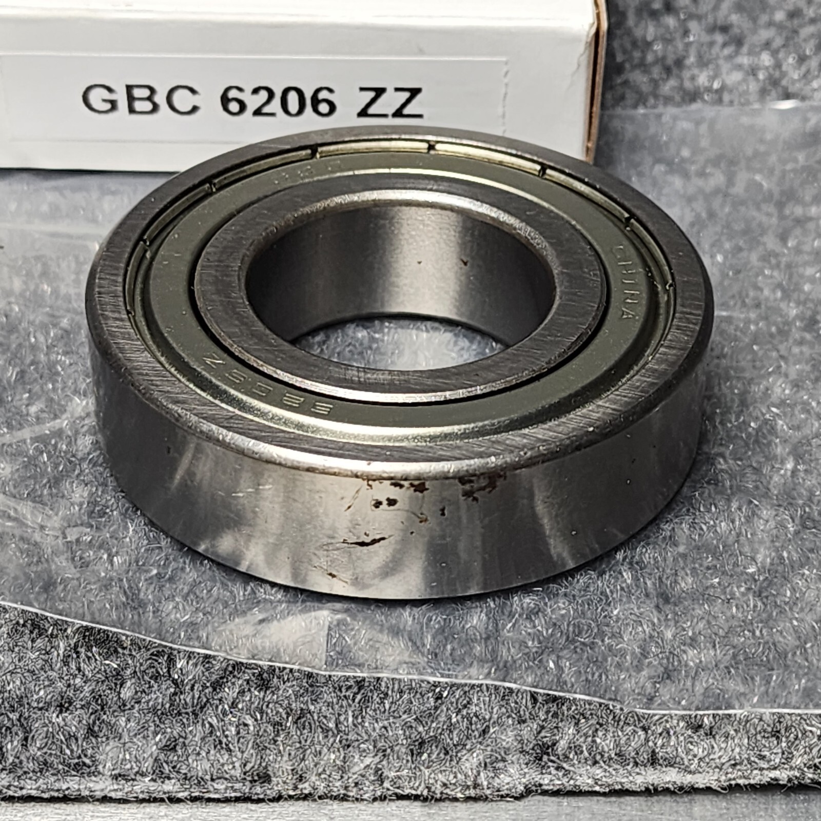 GBC 6206 ZZ / 6206 2Z Shielded Ball Bearing 30x62x16 (light rust)