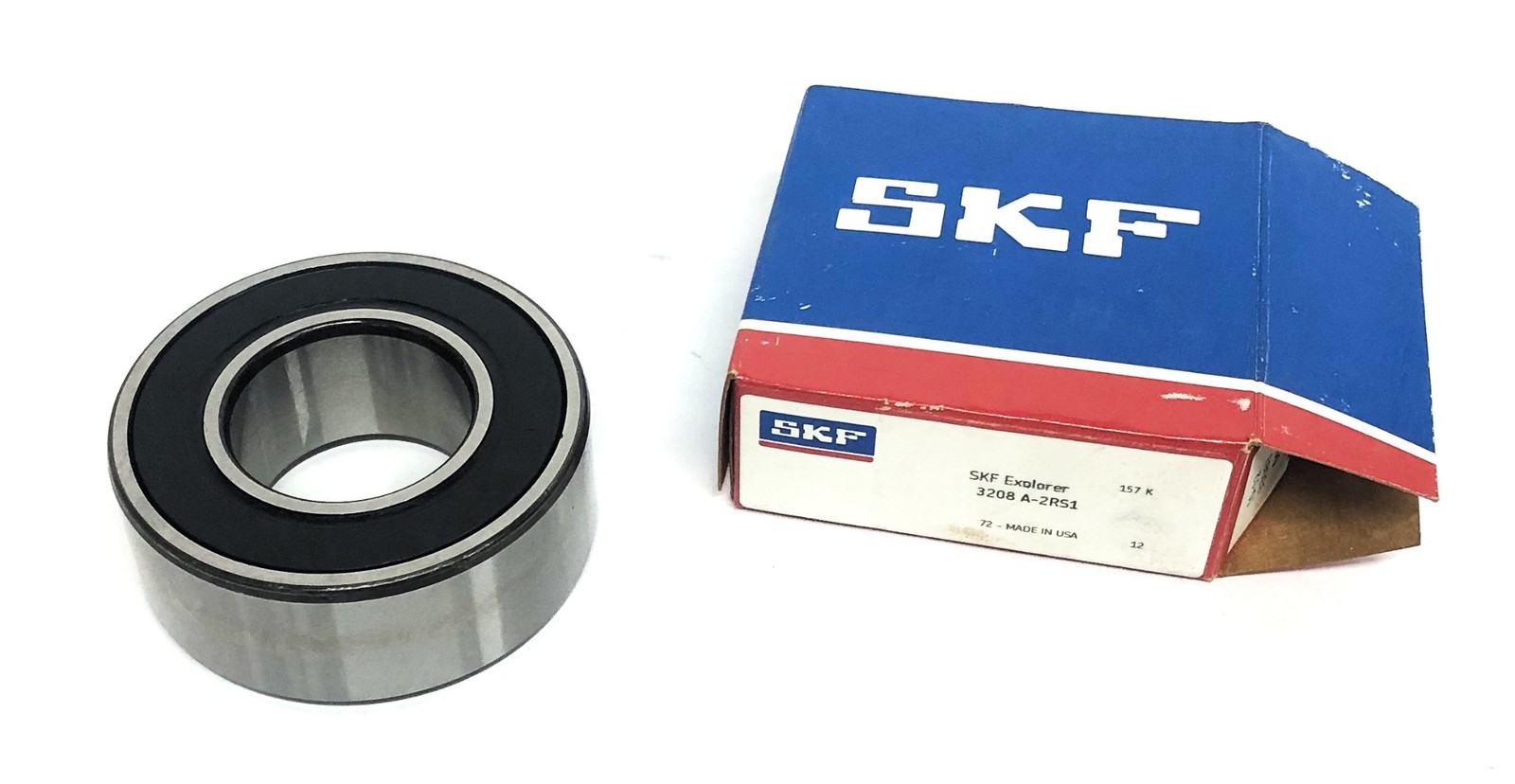 SKF Double Row Angular Contact Ball Bearing 3208A-2RS1 NOS