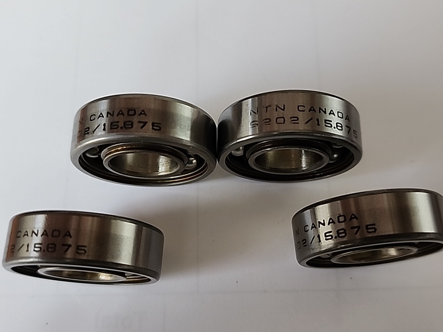 Lot of 4 – 6202/15.875, Single Row Radial Ball Bearing / P3