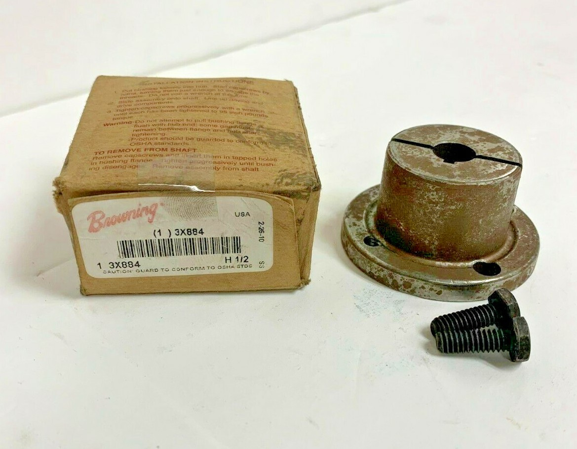 BROWNING Split Taper Bushing 3X884 H 1/2