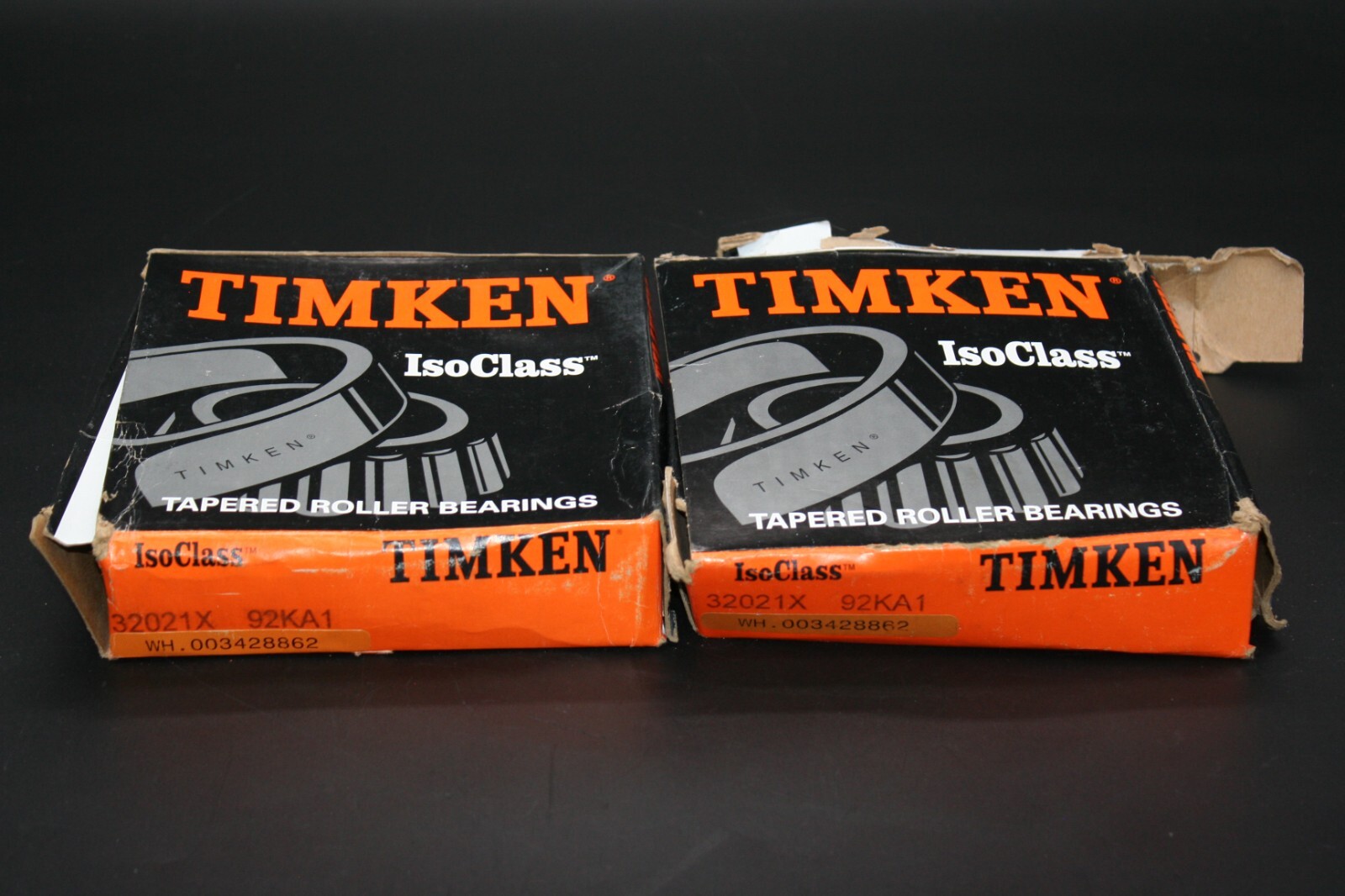 One (1) Timken 32021X 92KA1 Metric Tapered Roller Bearing Set 105 MM ID NEW