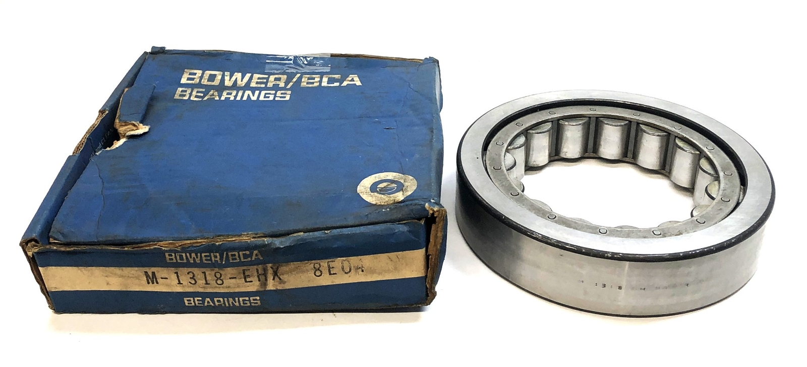 Bower Cylindrical Roller Bearing With Dowel Hole M-1318-EHX (M1318EH) NOS
