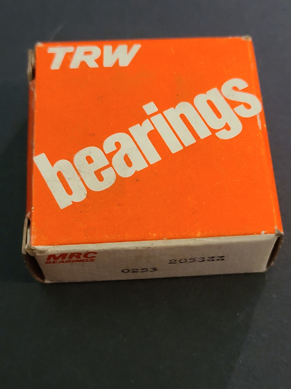 NEW IN BOX TRW MRC 205SZZ Ball Bearing = 6205 2RS