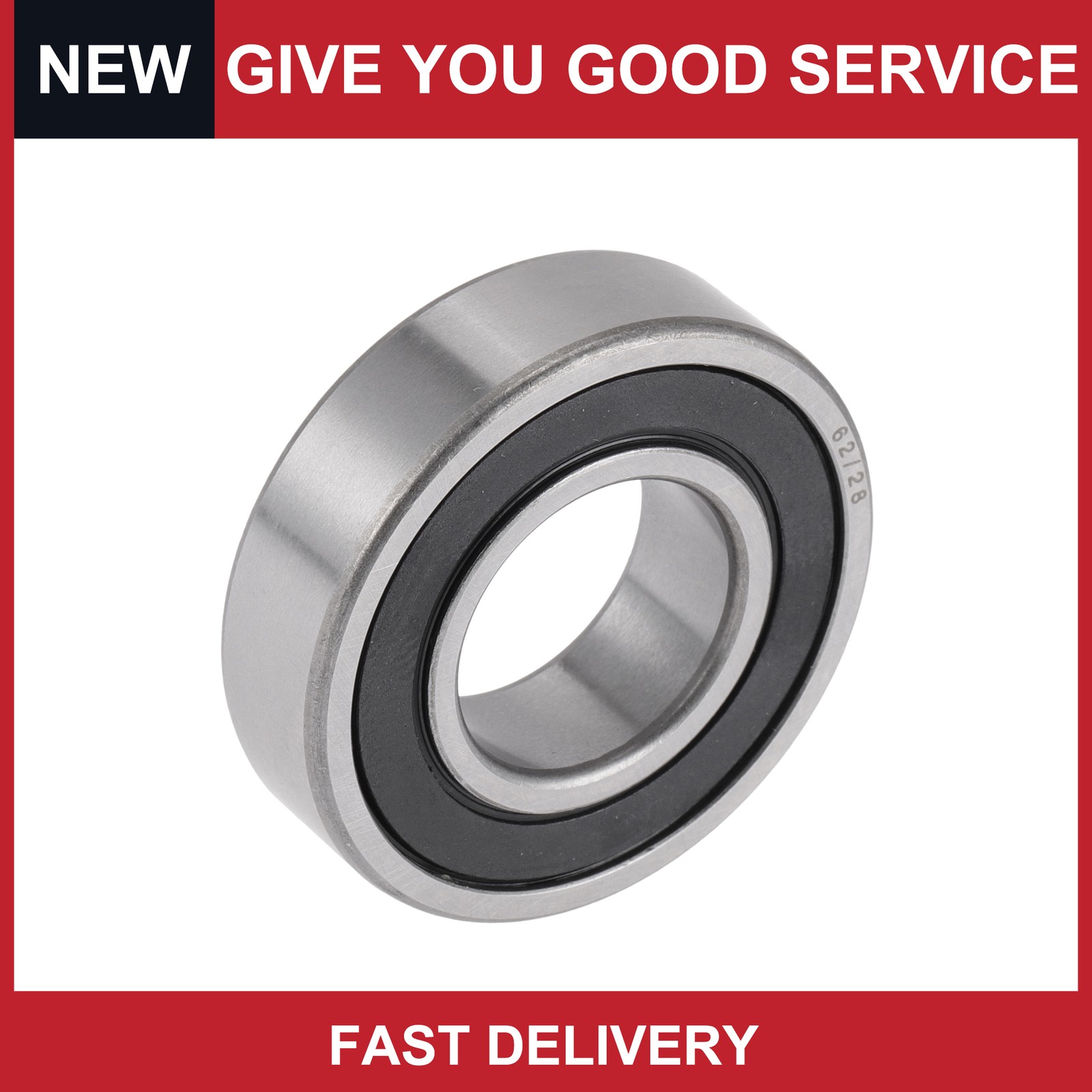 62/28DDU Deep Groove Ball Bearings 28x58x16mm 1 Pc Scooter Skateboard Wheel New