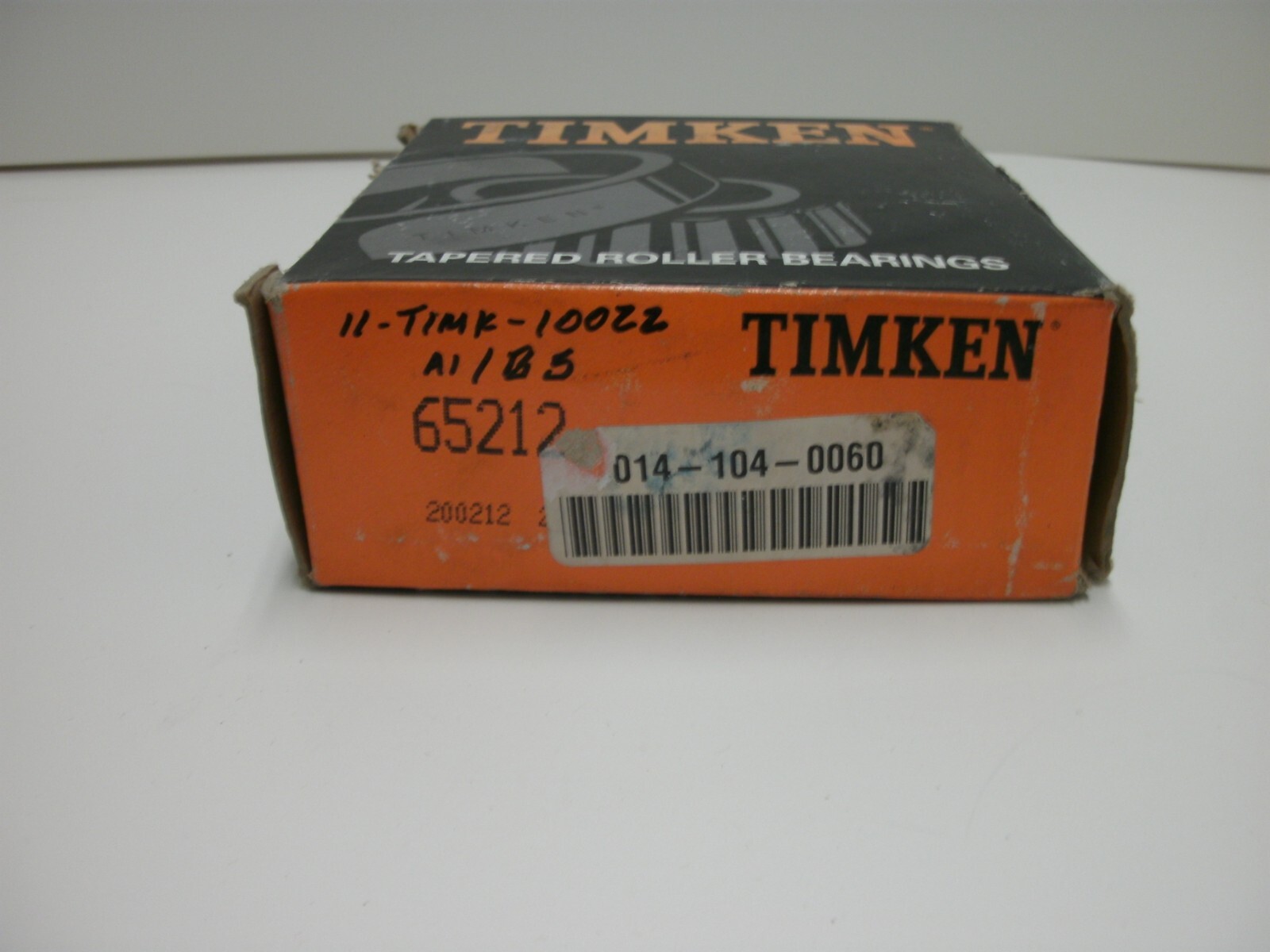 TIMKEN 65212 TAPERED ROLLER BEARING 2-1/8″ BORE 1-3/4″ CONE WIDTH NEW IN BOX