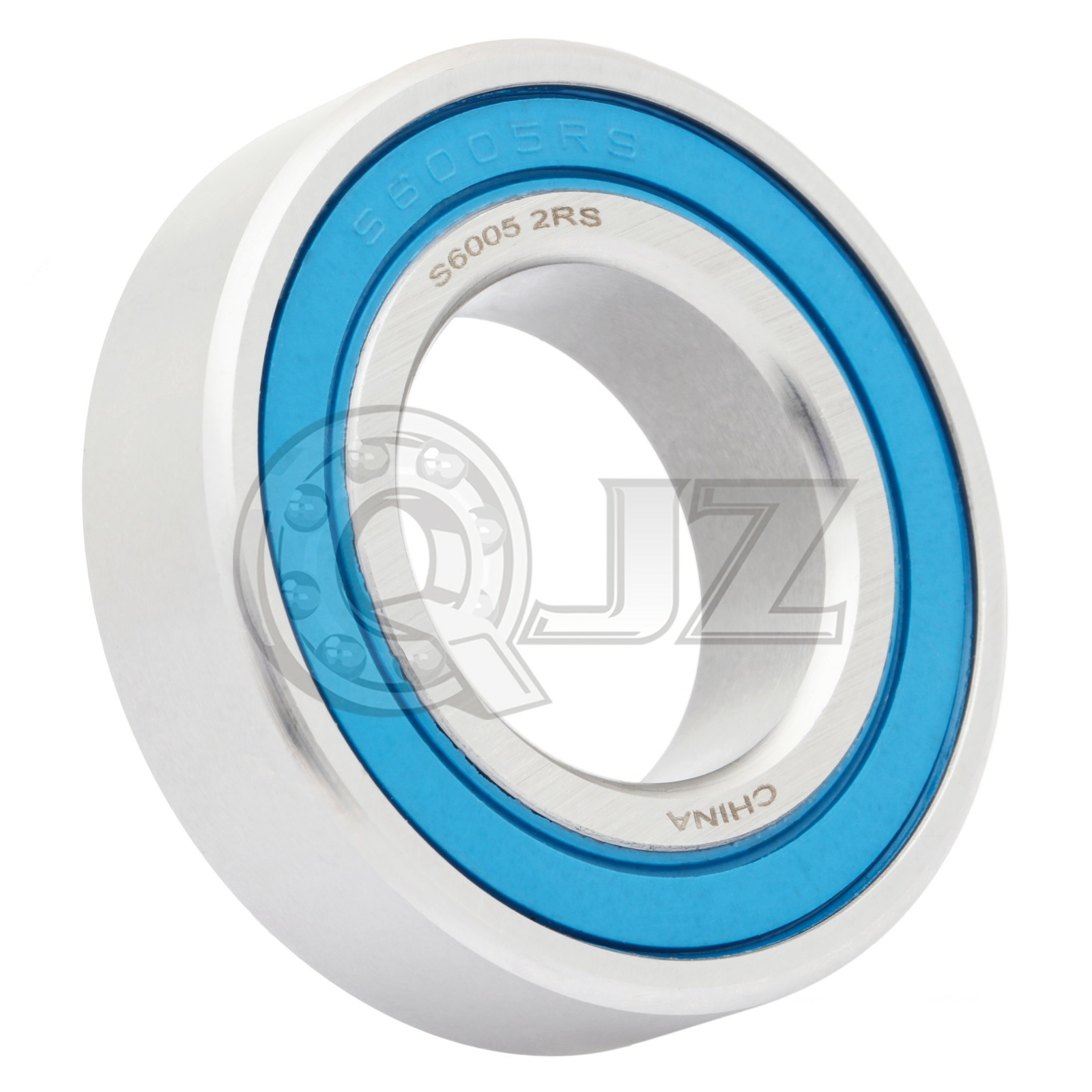 [8-Pack] S6005-2RS Ball Bearing 25mm x 47mm x 12mm Rubber Seal Stainless Steel