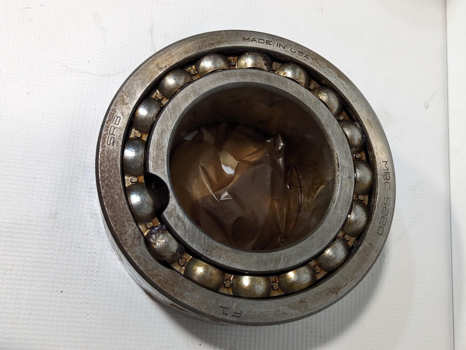 MRC 5220C Angular Contact Ball Bearing, Double Row, Open, 30° Angle Contact