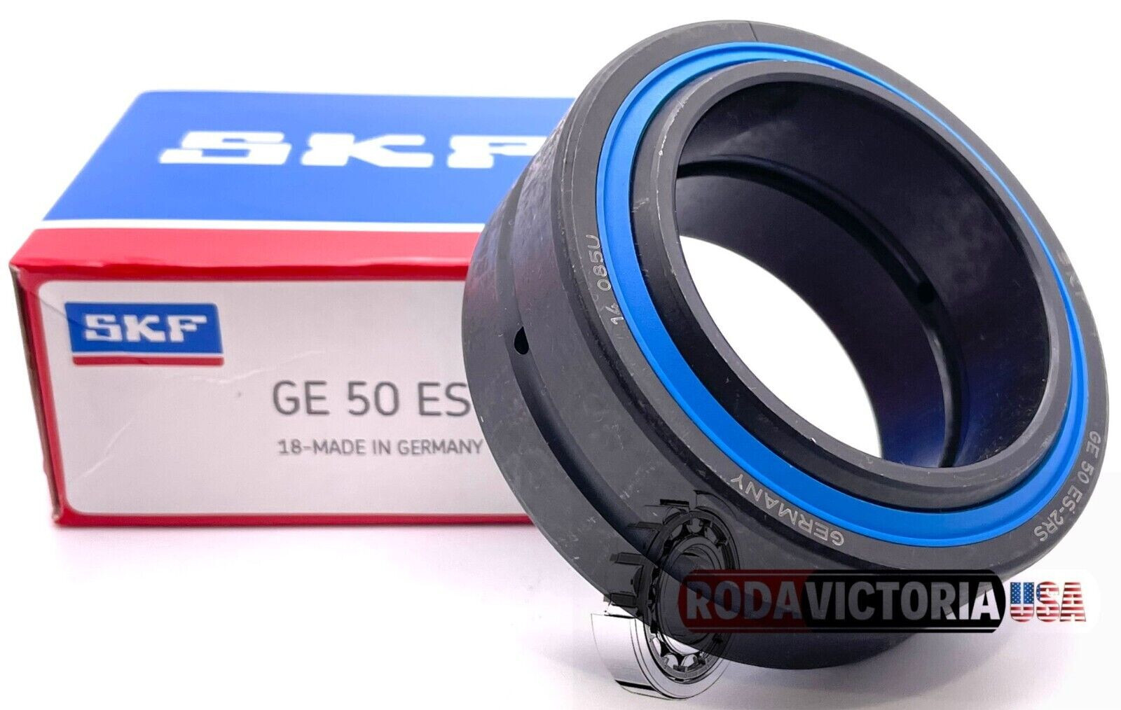 100% GENUINE SKF Bearing SKF GE50ES-2RS Spherical Plain Bearing 50x75x35mm