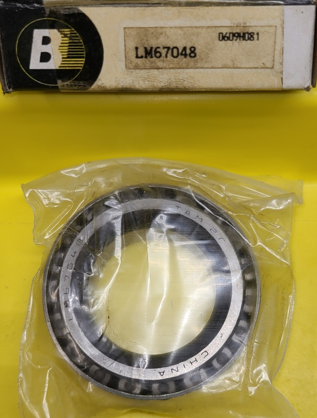Bearings Limited LM67048 Tapered Roller Bearing Cone, 1.25″ Bore, 0.66″ Width