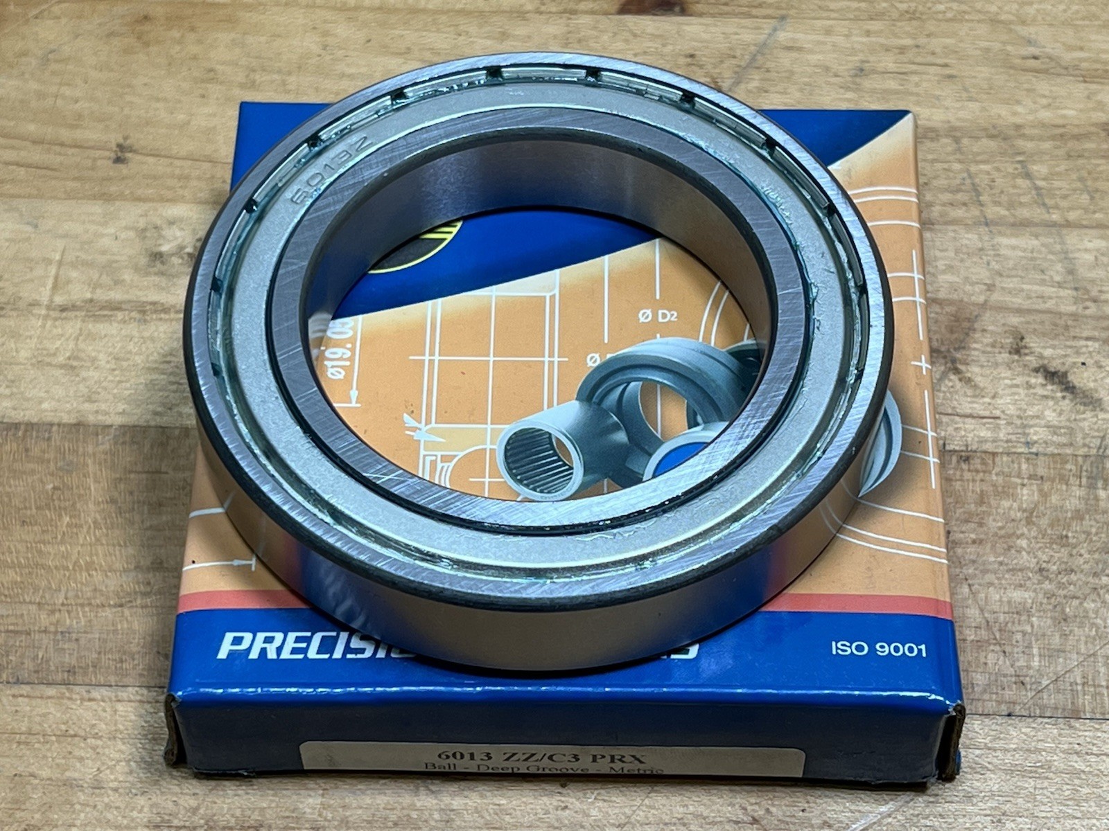 BL Precision Bearings 6013 ZZ/C3 PRX Deep Groove Ball Bearing 65x100x18 mm – New