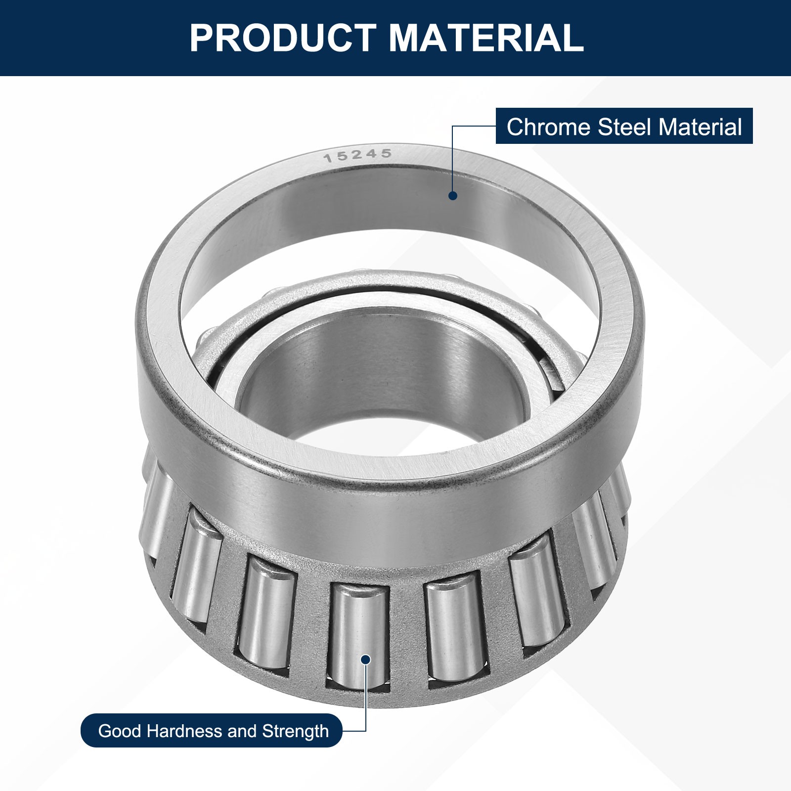 15125/245 Tapered Roller Bearing Cone and Cup 1.26″ Borex2.44″OD P6