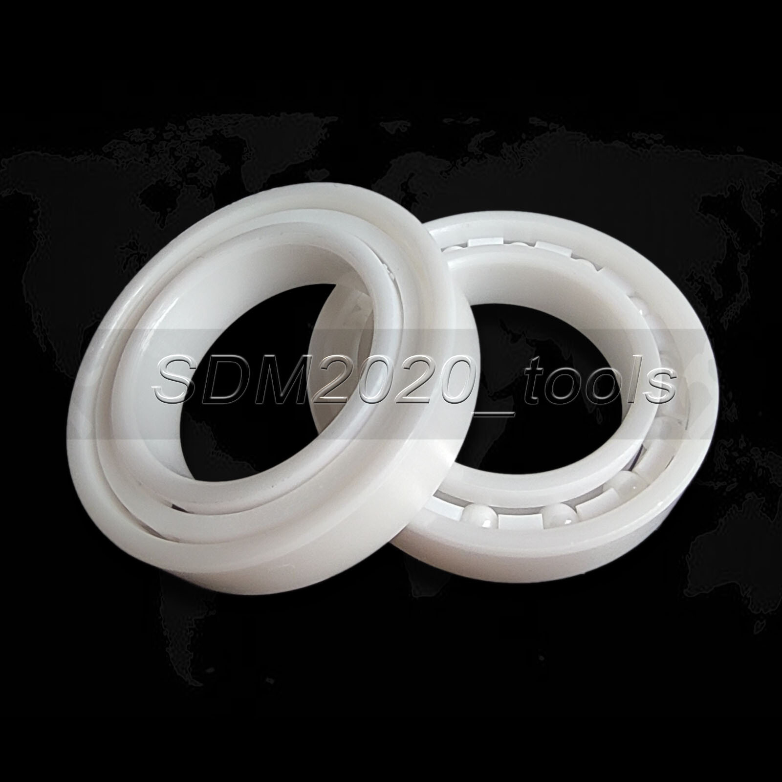 1 PC 6805 ZrO2 Full Ceramic Bearings Zirconia Oxide 25 x 37 x 7 mm