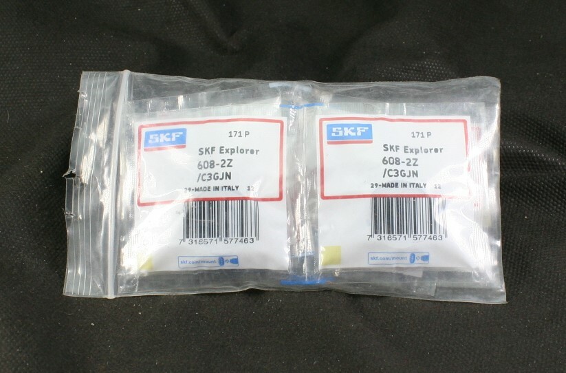 One (1) SKF 608 2Z/C3/GJN Deep Groove Miniature Bearings 8 MM ID NEW