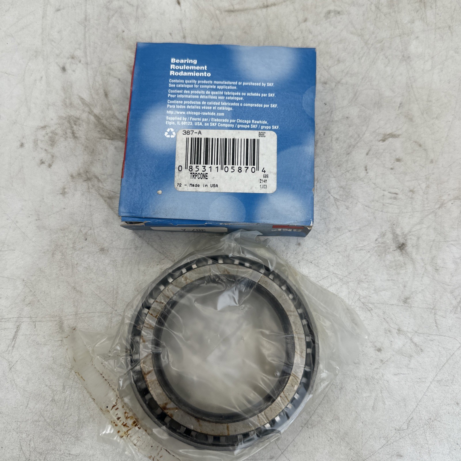 🇺🇸SKF 387A Taper Roller Bearing Cone Only! Free Shipping!🇺🇸
