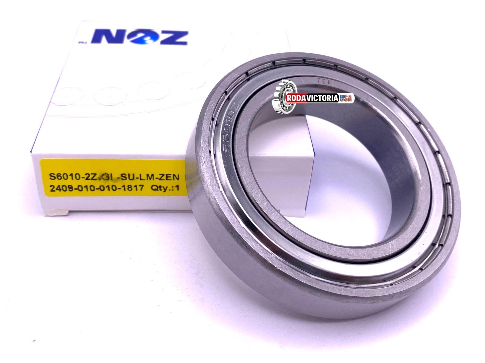 ZEN S6010 ZZ Stainless Steel Ball Bearing Metal Shielded W6010 ZZ 50x80x16 mm
