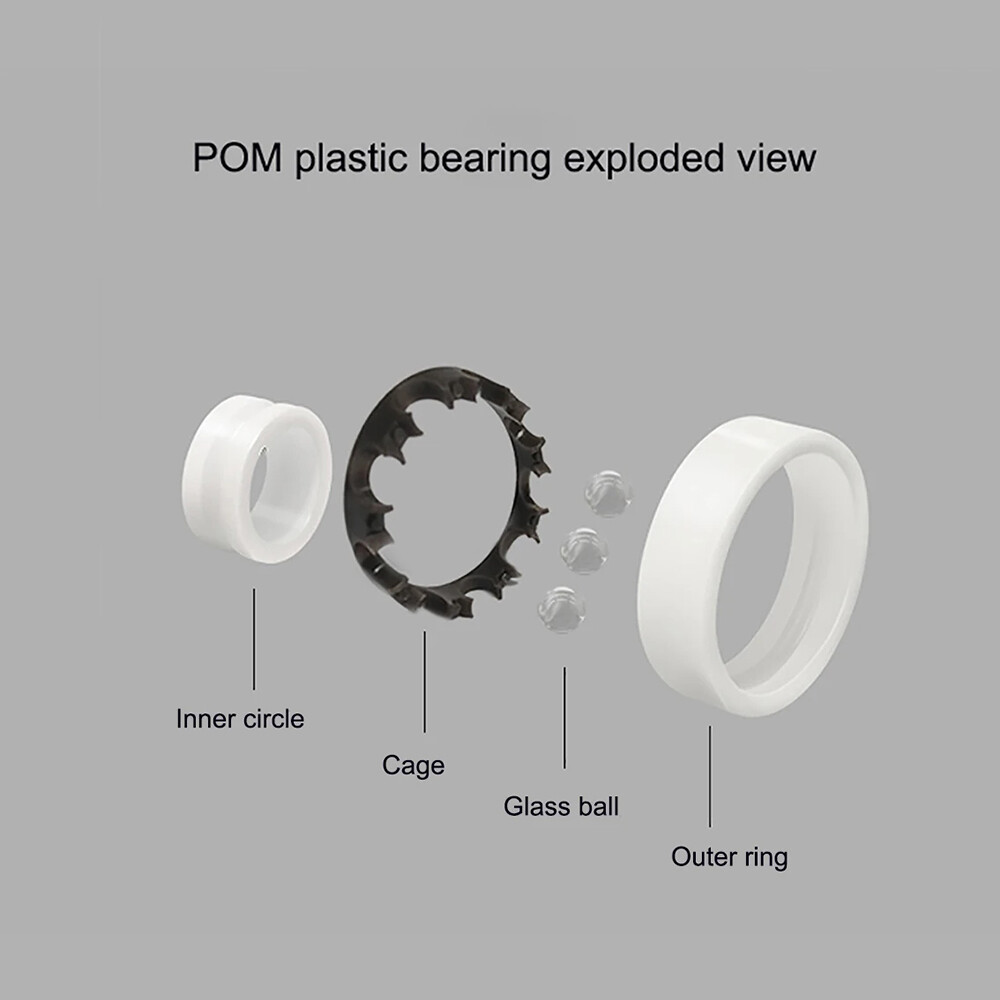 POM Plastic Bearing Glass Balls /Deep Groove Ball Bearings Waterproof 603 – 6911