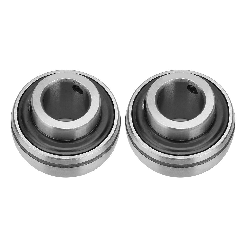 2Pcs Ball Bearing Steel Insert Bearing 25x52x34.1mm