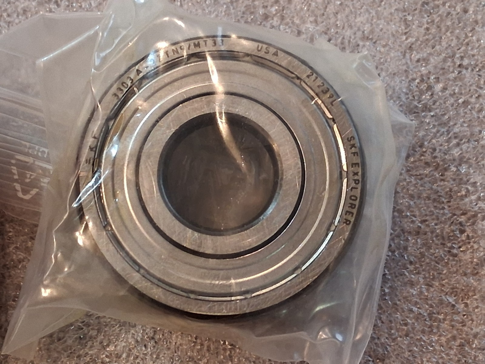 FAG Branded Bearing Part # 3303-BD-XL-2Z-TVH 17x47x22.2mm