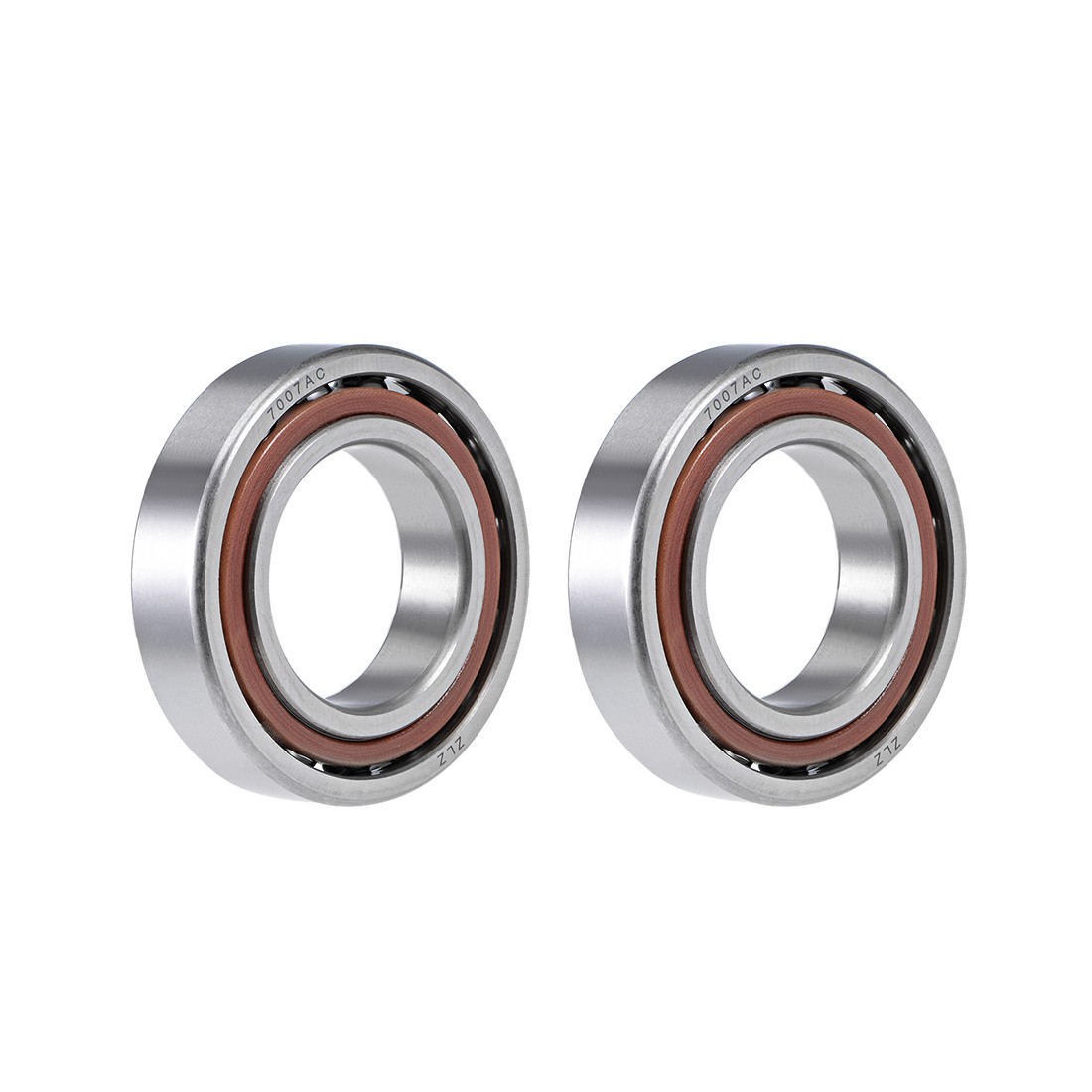 7007AC Angular Contact Ball Bearing 35x62x14mm Single Row Open Type 2pcs