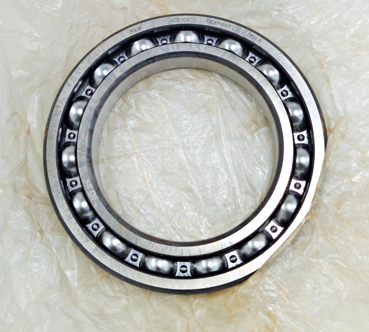 6021 C4 FAG Single Row Deep Groove Ball Bearing, 105mm x 160mm x 26mm 6021C4