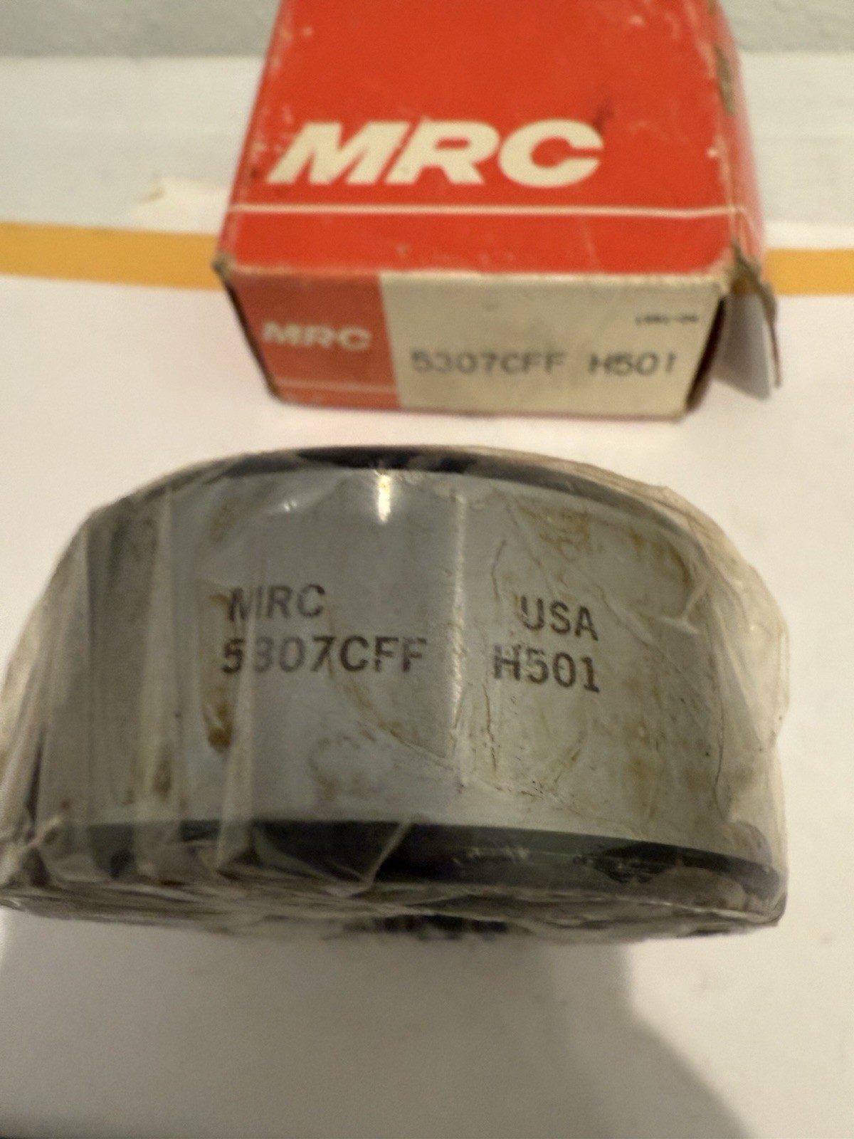 New MRC 5307CFF H501 Angular Contact Bearing, 35MM ID, 80MM OD, 1.375″ Wide