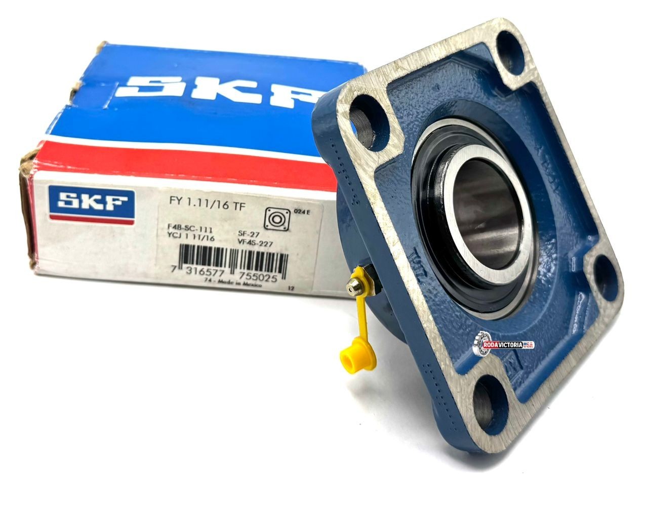 SKF FY1.11/16 TF Housing and Bearing (assembly) YAR209-111-2F + FY50ID 42.863 mm