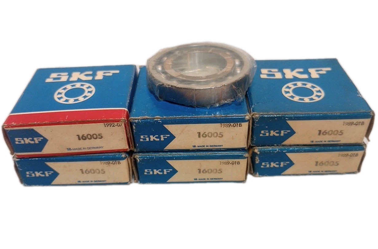 Lot of (7) BRAND NEW/ SKF 16005 / 25MM BORE / DEEP GROOVE BALL BEARING / GERMANY