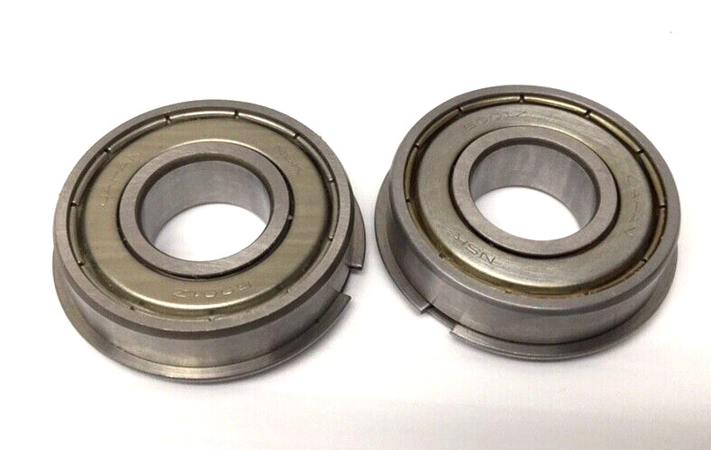 NSK 6001ZZNR Shielded Bearing W/Snap Ring 12mm ID 28mm OD 8mm Width (Pack Of 2)