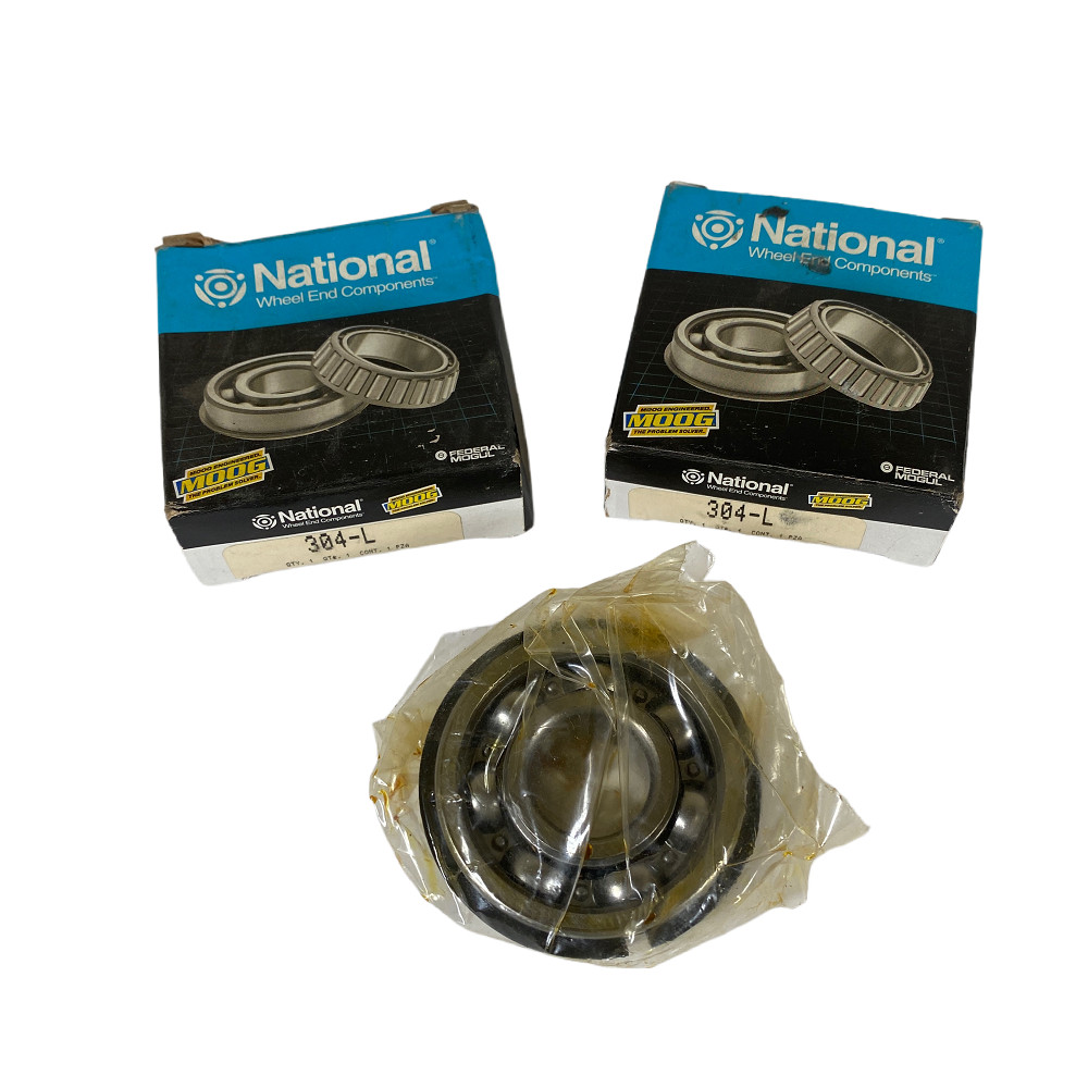 National 304-L 20mm x 52mm x 20mm Ball Bearing (Lot of 2)
