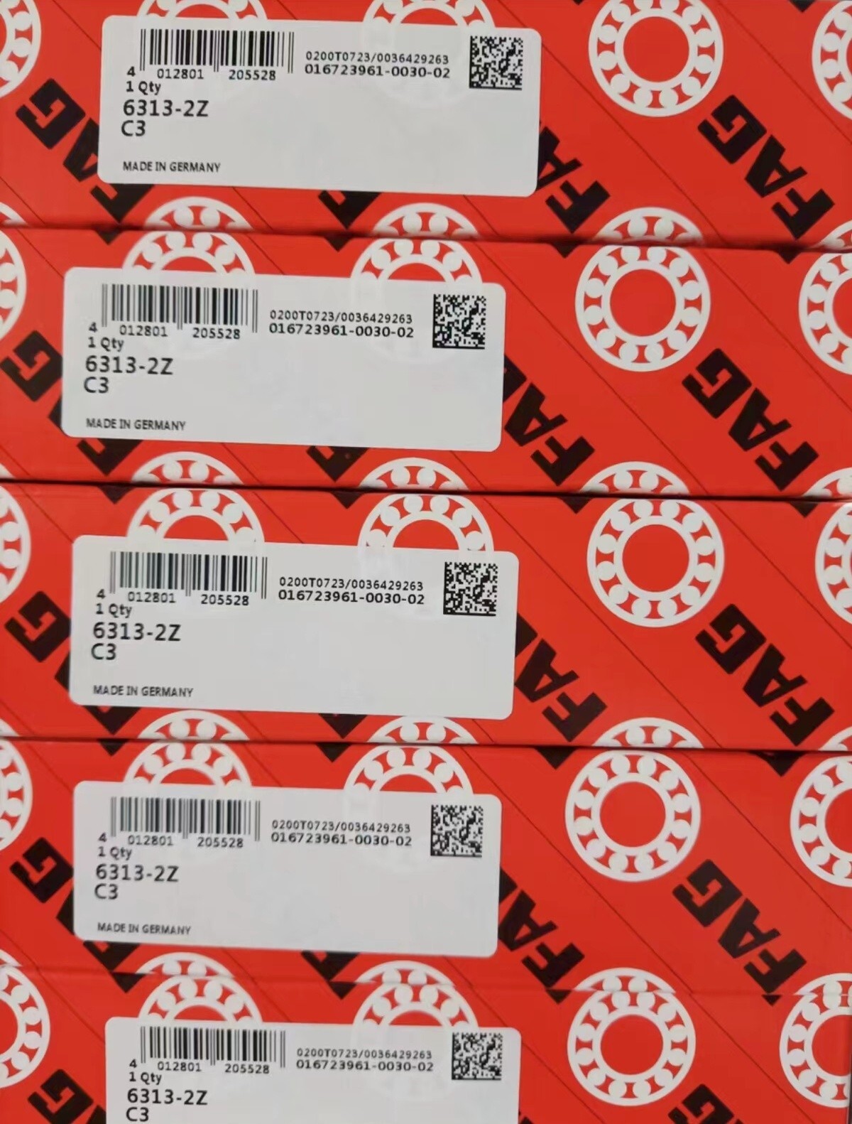 NEW FAG 6313-2Z-C3 Deep Groove Ball Bearing 1PCS #NN