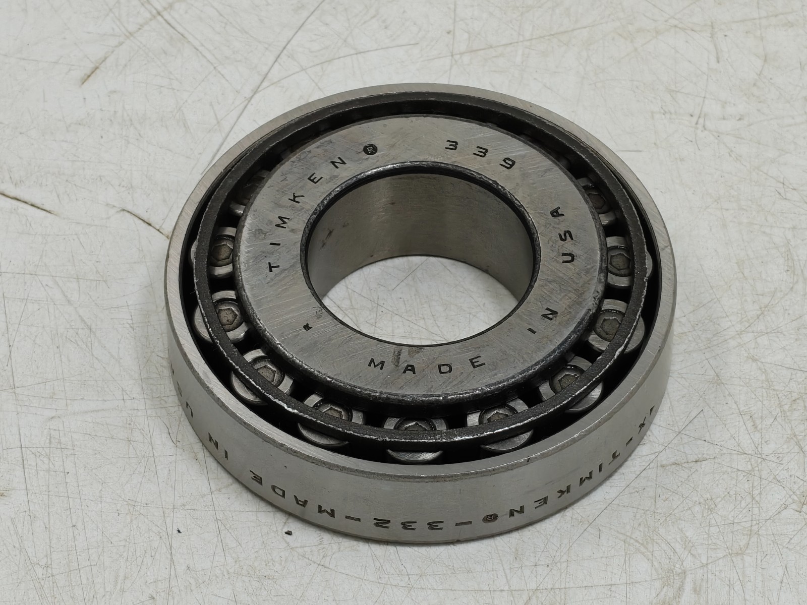 339/332 Timken Tapered Roller Bearing Cone&Cup Timken 339 – 332 USA 1.3780 in ID
