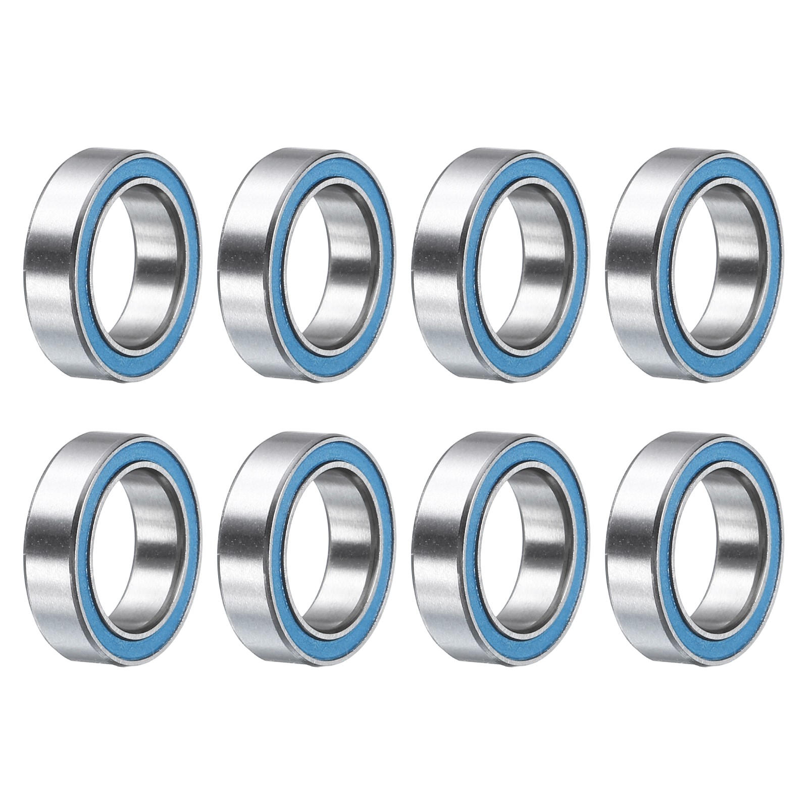 8 ball bearings 6700-2RS 10x15x4mm P6 (ABEC3) blue for [brand]