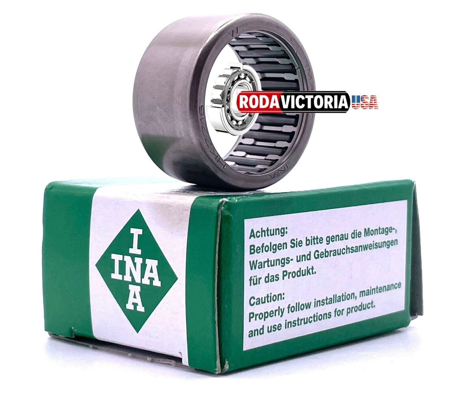 INA GERMANY HK2216 DRAWN CUP SEALED NEEDLE ROLLER BEARING 22x28x16mm INA HK2216