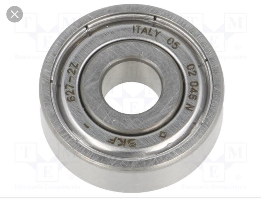 SKF 627 2ZC3 BEARING METAL SHIELD BOTH SIDES 6272Z 627ZZ 7x22x7 mm NEW