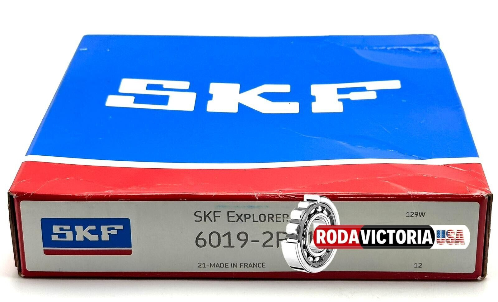 SKF 6019 2RS C3 DEEP GROOVE BALL BEARING, RUBBER SEALED 95x145x24mm