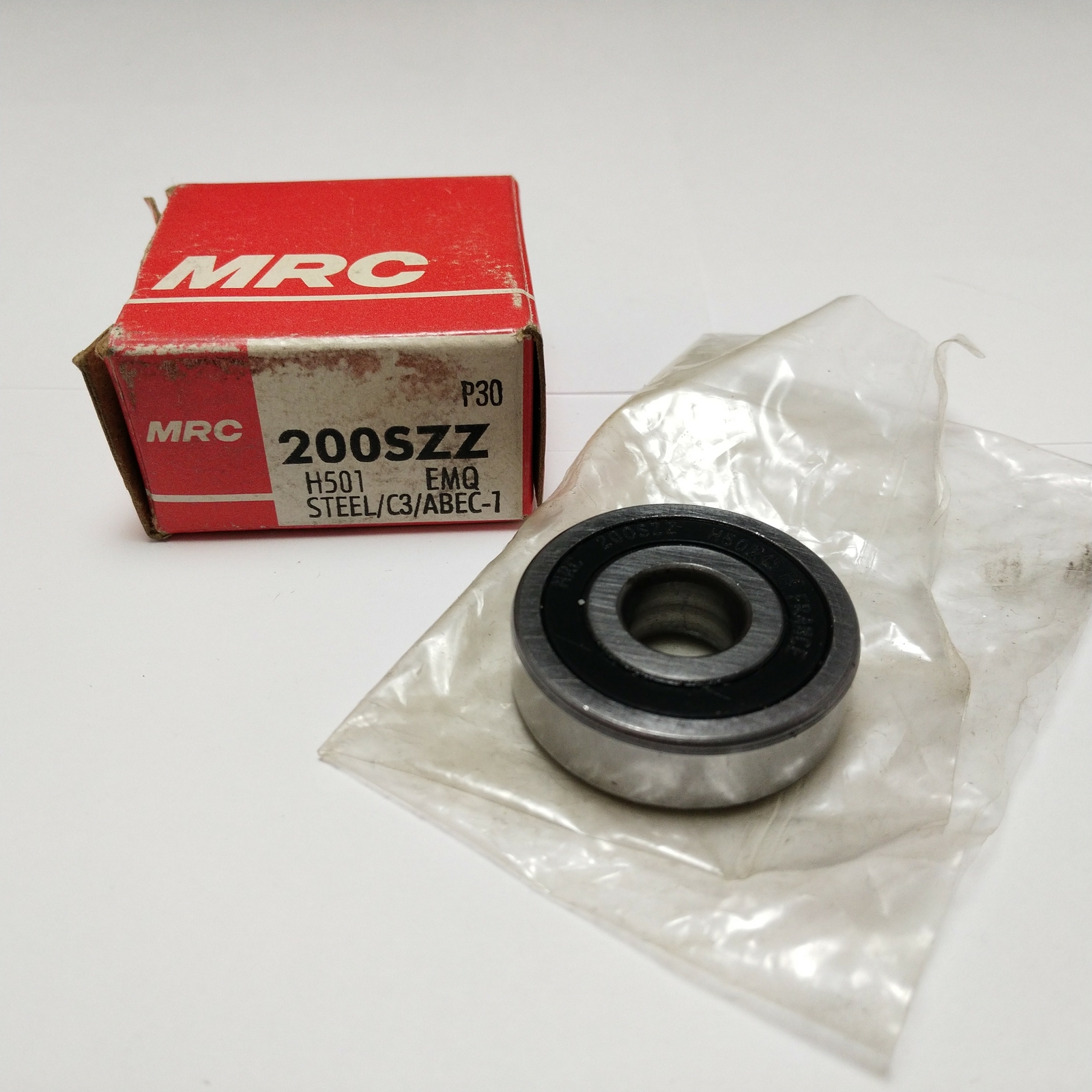 MRC 200SZZ Premium Ball Bearing Double Rubber Seal 10x30x9mm