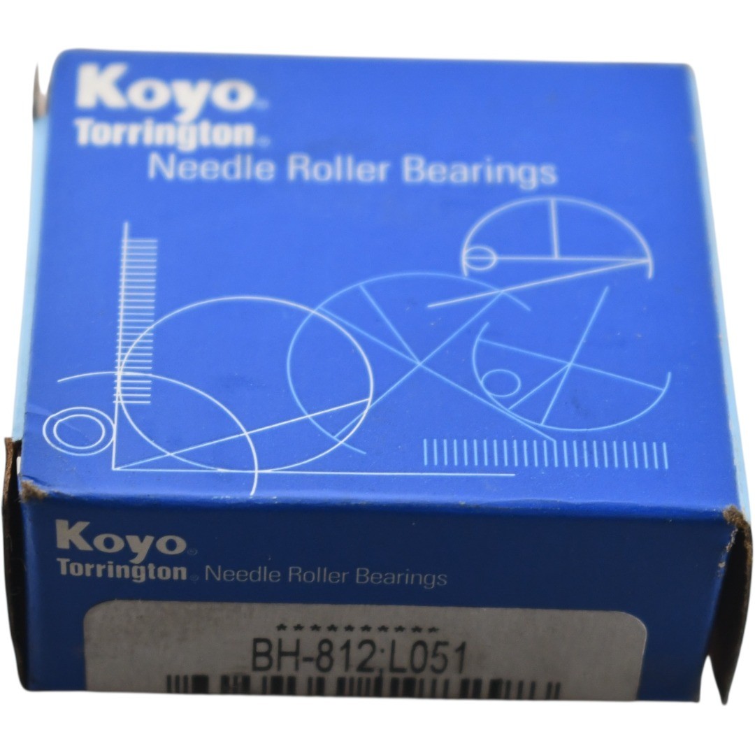 NEW Koyo BH-812 L051 Needle Roller Bearing 1/2 inch Bore 3/4 inch OD 3/4 inch Wi