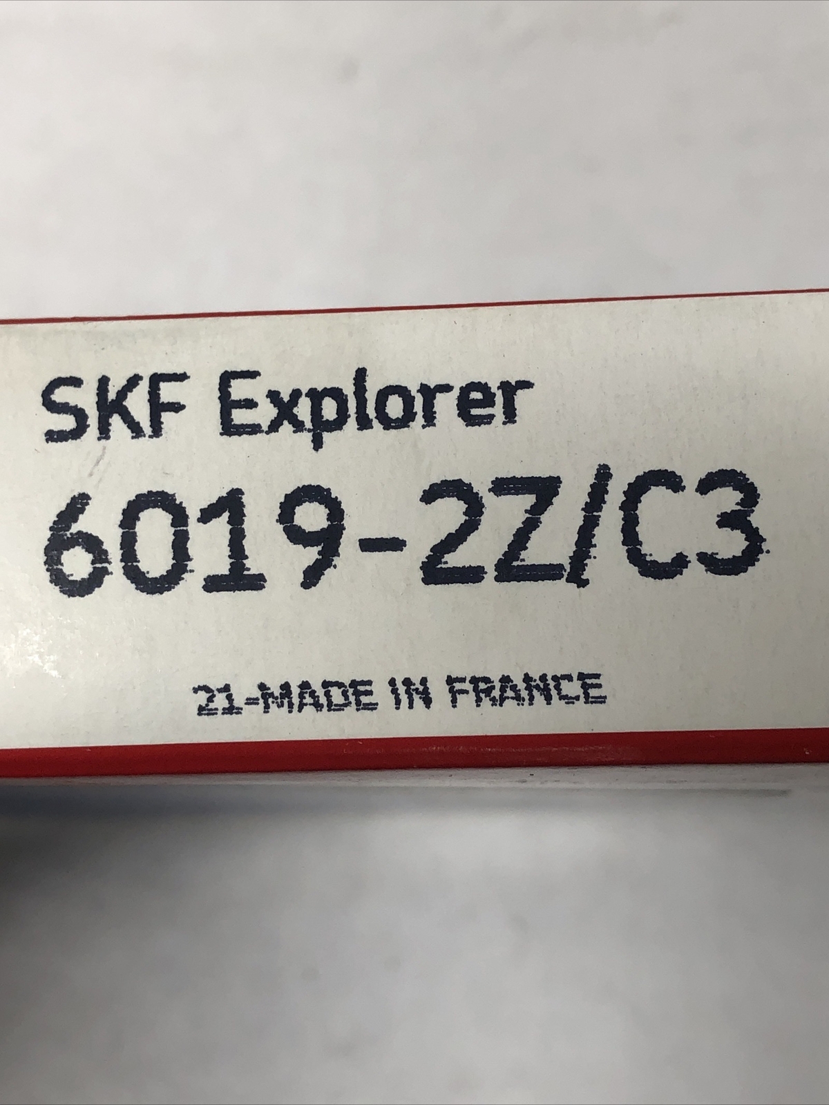 SKF Explorer 6019 2Z/C3 Bearing