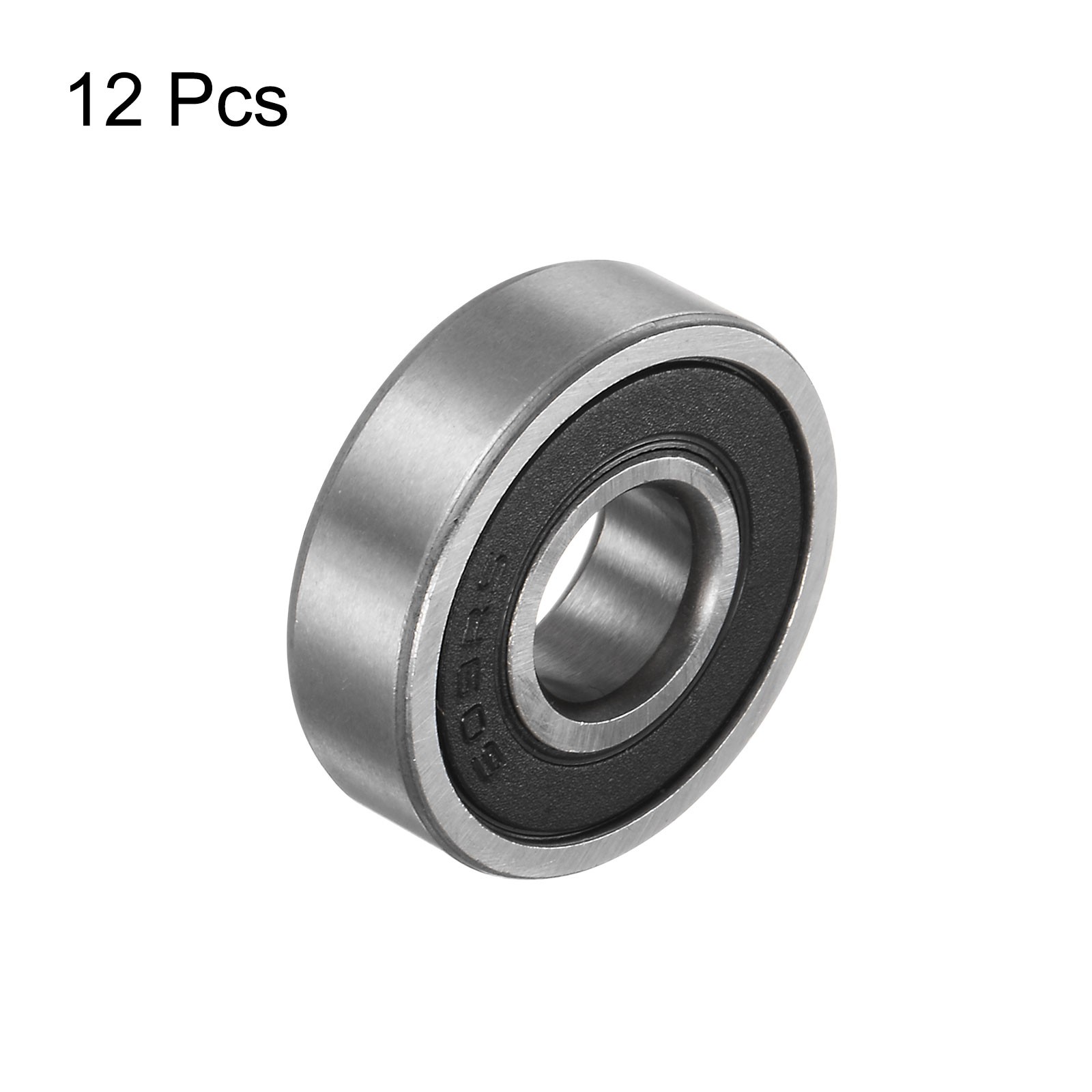 12pcs 609-2RS Deep Ball Bearings 9mm Hole 24mm OD 7mm Thick
