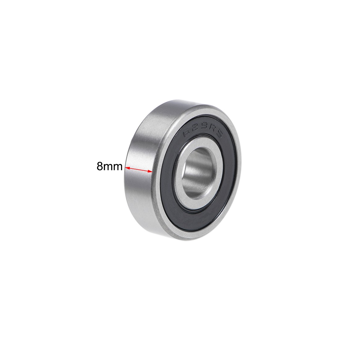 629-2RS Deep Groove Ball Bearings 9x26x8mm Double Sealed Chrome Steel P6 2pcs