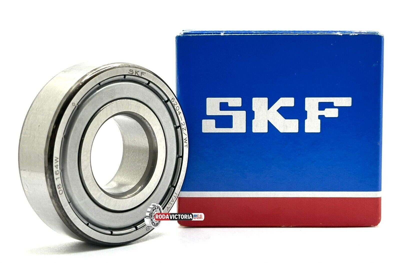 SKF 6204 ZZ WT C3 BALL BEARING, METAL SHIELDED HIGH TEMPERATURE 20x47x14mm