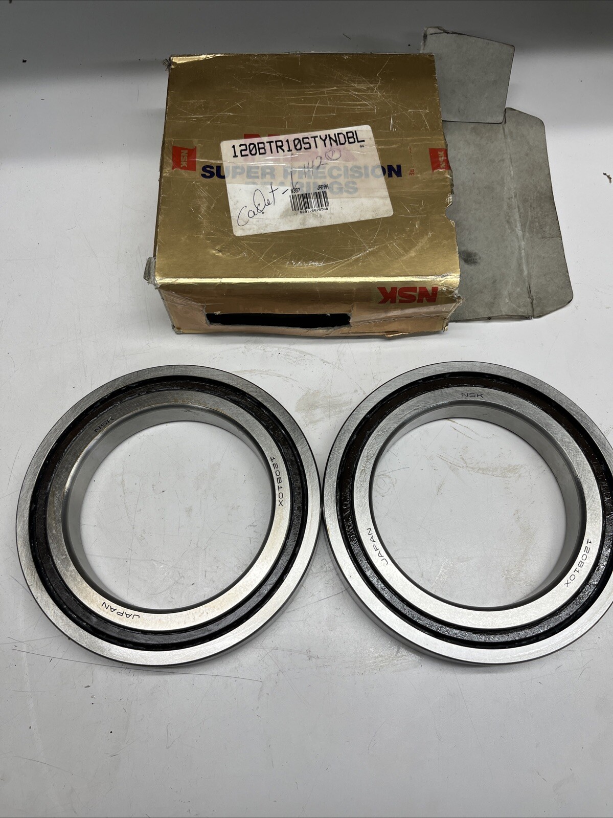 2 NSK120BT10XTY Double-Direction Angular Contact Thrusrt Ball Bearing DBG165P4AY