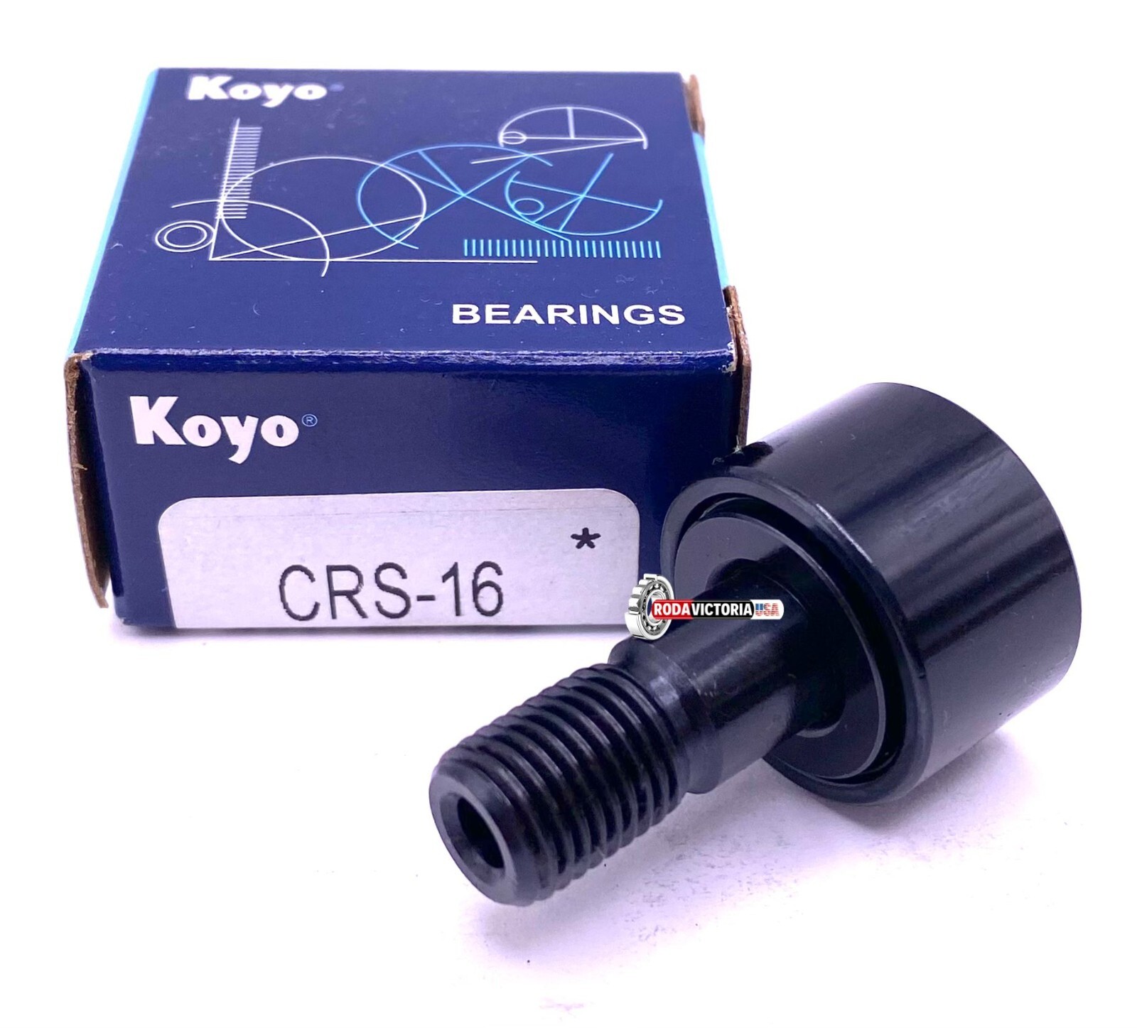 KOYO CRS16 Stud Track Roller Cam Follower 11.11×25.40×15.88 mm