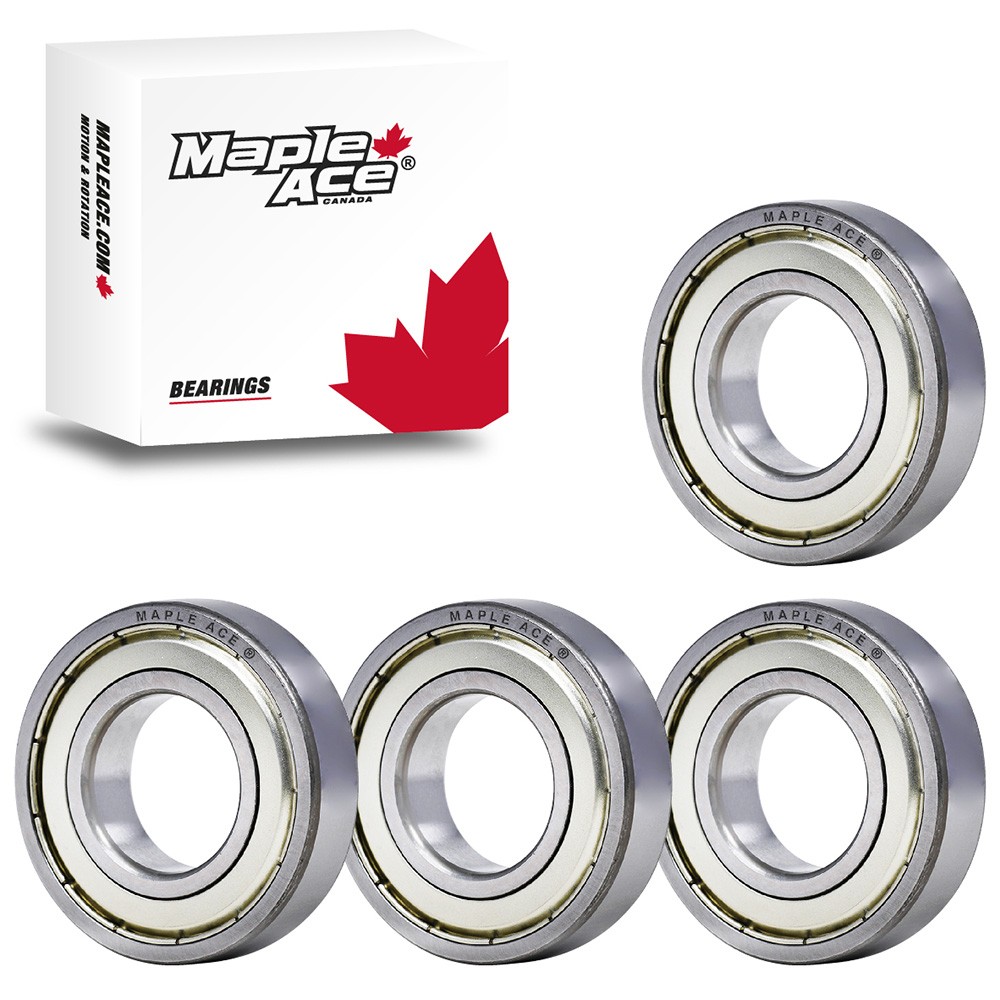 6201-ZZ Ball Bearing 12x32x10mm 6201 ZZ Metal Shielded (PCs 4)