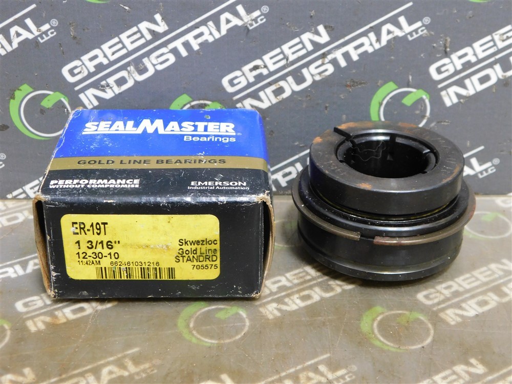 NEW Sealmaster ER-19T Ball Insert Bearing 1-3/16in Bore 30mm Bore 62mm OD 40mm W