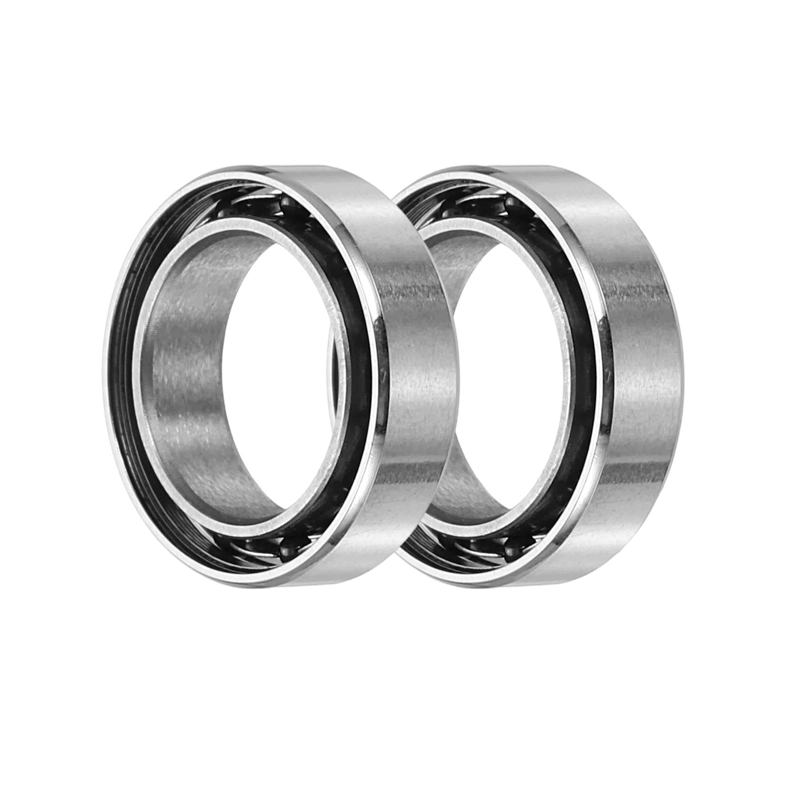 2Pcs S6700 Hybrid Ceramic Ball Bearing, ABEC3 4mm Stainless Steel Bearing